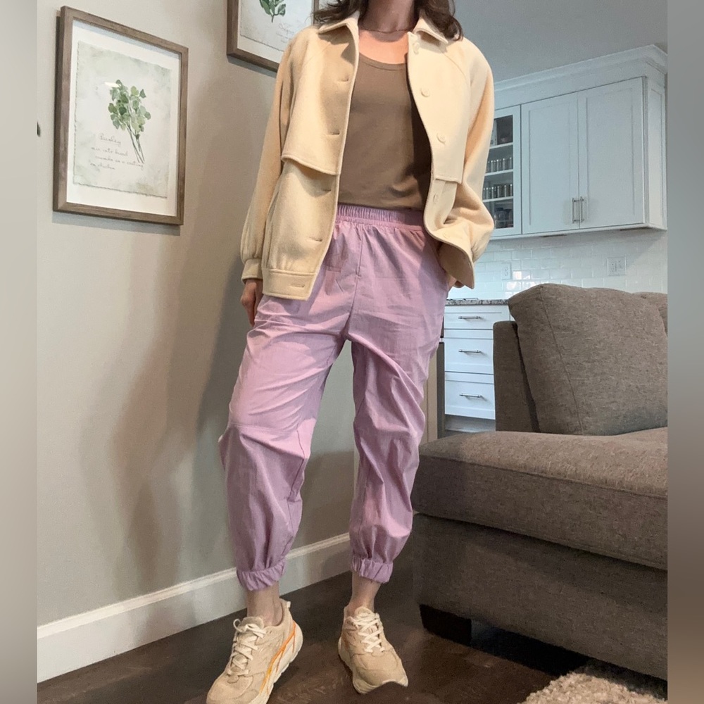 Eddie Bauer X Karla Lilac Joggers Size Medium
